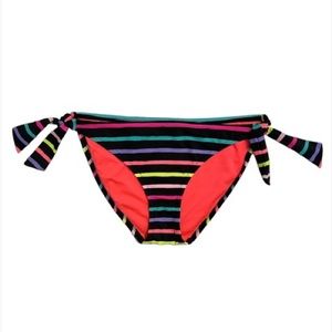 Victoria’s Secret Women’s Neon Side Tie Bikini Bottom Size Medium